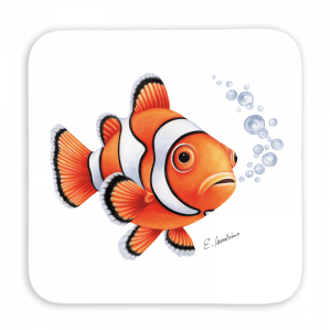 Untersetzer 9x9 - Clownfisch