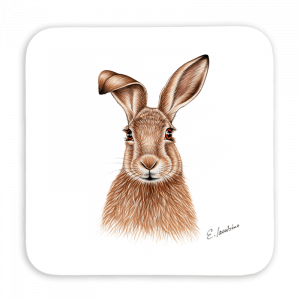 Untersetzer 9x9 - Hase