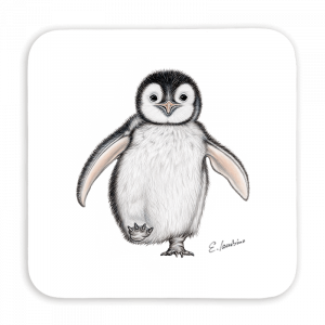 Untersetzer 9x9 - Pinguin