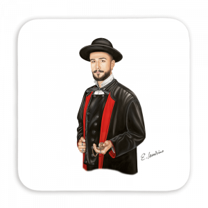 Untersetzer 9x9 - Schwarzwaldbub