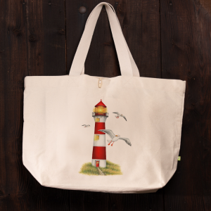 Strandtasche Leuchtturm