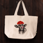 strandtasche-kuh-mit-zunge