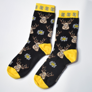 Socken Edelweiss Hirsch