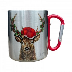 Edelstahltasse  - Bollenhut Hirsch