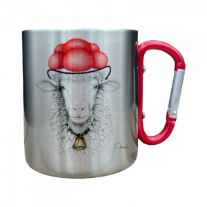 Edelstahltasse - Bollenhut Schaf