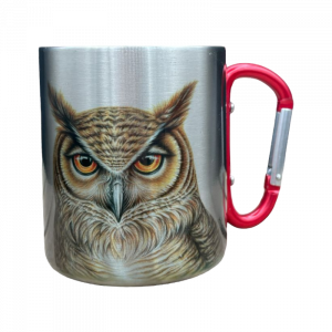 Edelstahltasse - Eule