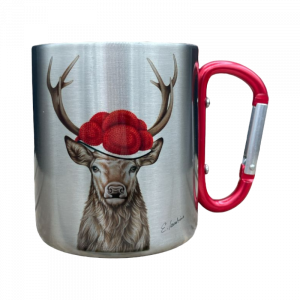 Edelstahltasse - Bollenhut Hirsch 2