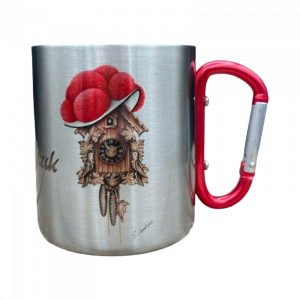 Edelstahltasse - Bollenhut Kuckucksuhr