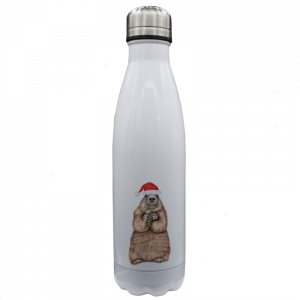 Thermoflasche - Weihnachtsmurmeltier