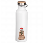 thermoflasche-mit-bambusdeckel-weihnachtsmurmeltier