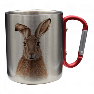 Edelstahltasse - Hase
