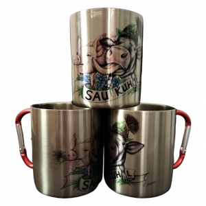 Edelstahltasse - Saukuhl Alpen