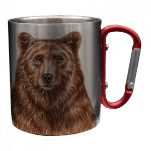 Edelstahltasse - Bär