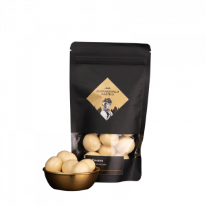 Schoko Erdbeeren in weißer Schokolade (Inhalt: 0,12 Kg (49,17 €*/1 Kg))