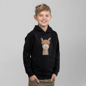 Kinder Hoodie - Alpaka