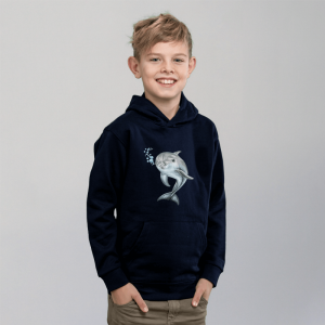 Kinder Hoodie - Delfin