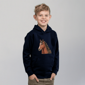 Kinder Hoodie - Pferd