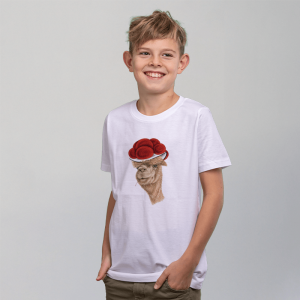 Kinder T-Shirt - Bollenhut Alpaka