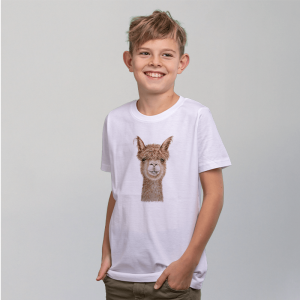 Kinder T-Shirt - Alpaka