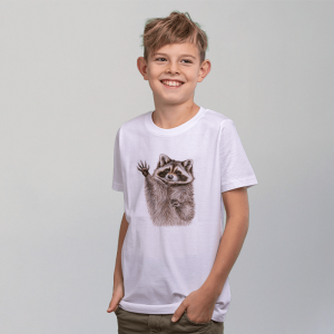 Kinder T-Shirt - Waschbär
