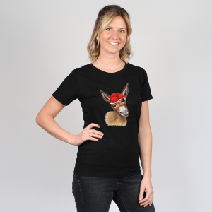 Damen T-Shirt - Bollenhut Esel