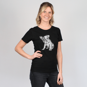 Damen T-Shirt - Bulldogge