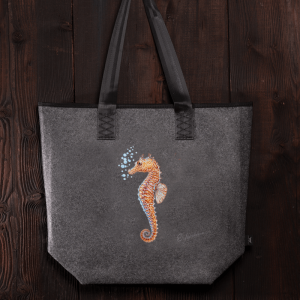 Filztasche - Seepferdchen