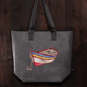 Filztasche - Holzboot