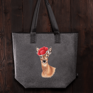 Filztasche Bollenhut Reh