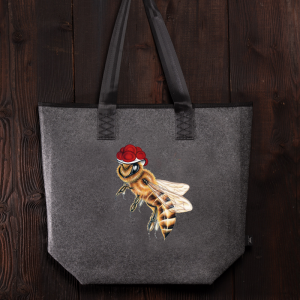 Filztasche Bollenhut Biene