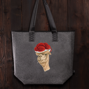 Filztasche Bollenhut Alpaka