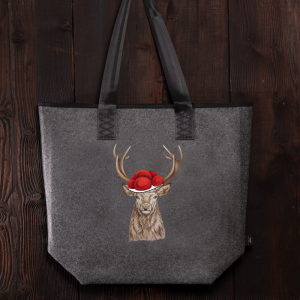 Filztasche Bollenhut Hirsch 2