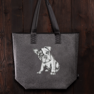 Filztasche Bulldogge