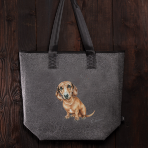 Filztasche Dackel