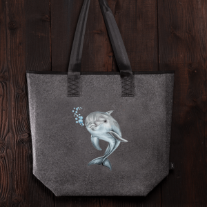 Filztasche - Delfin