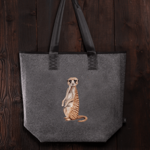 Filztasche - Erdmännchen