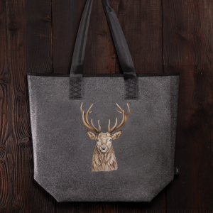 Filztasche Hirsch