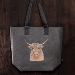 Filztasche Hochlandrind