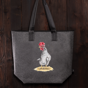 Filztasche Bollenhut Huhn
