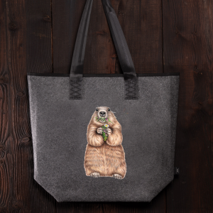 Filztasche Murmeltier