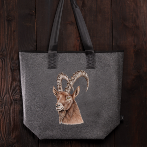Filztasche Steinbock