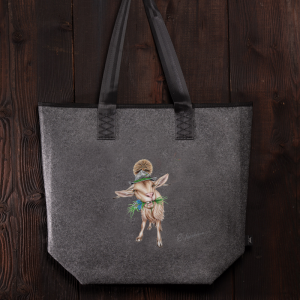 Filztasche Alpen Ziege