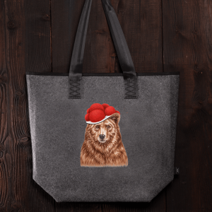 Filztasche Bollenhut Bär