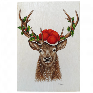 Holztafel Bollenhut Hirsch