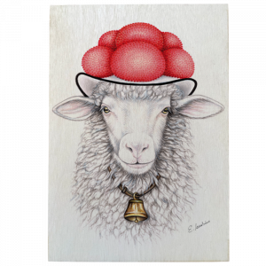 Holztafel Bollenhut Schaf