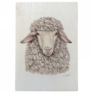 Holztafel - Schaf
