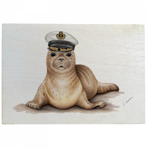 Holztafel Kapitän Robbe