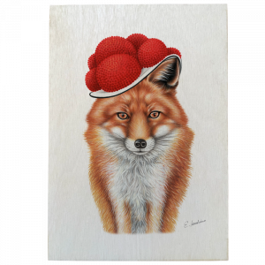 Holztafel Bollenhut Fuchs
