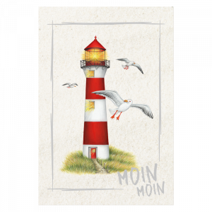 Magnet Leuchtturm Moin Moin
