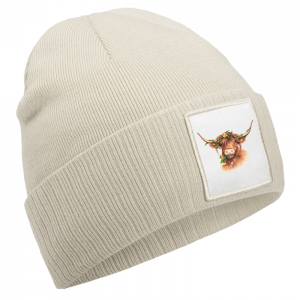 Mütze - Blumenhochlandrind
